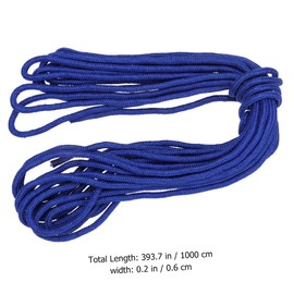 iplusmile Nylon Flagpole Rope Durable Flag Halyard Replacement Rope for Use Weather Resistant and High Strength for Standard Flagpoles and Clotheslines Blue