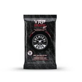 Chemical Guys PMWTVD10750FE VRP Shine and Protectant Wipes Mega 50 Pack, For Vinyl, Rubber and Plastic Non-Greasy Dry-to-the-Touch Long Lasting Super Shine Dressing for Tires, Trim and More, (50 Ct)