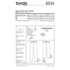 BURDA SEWING PATTERN MISSES' SKINNY LOW-RISE JEANS SIZE 8 -