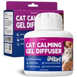 Cat Pheromones Calming Diffuser Gel, No Plug Required, Composure for cats