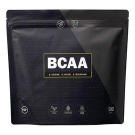 Bulk Sports BCAA Supplement, Amino Acids, No Artificial Sweeteners, Easy to Dissolve and Easy to Drink, Refreshing Lemon Flavor, 17.6 oz (500 g), Powder, Essential Amino Acids