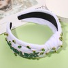 YAHPERN St. Patrick’s Day Headband for Women Good Luck Shamrock