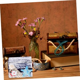 BIUDECO Earring Storage Box Wooden Jewelry Organizer Case for Jewelry Trinket Storage Decorative Box Sundries