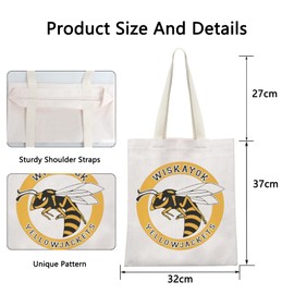 POFULL TV Show Inspired Tote Bag Psychological Drama Fans Gift Thriller Drama TV Series Lover Gift Wiskayok Gift (WISKAYOK CA)