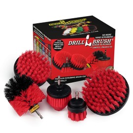 Useful Products - cepillo para polvo de limpieza - Juego de cepillos de taladro - Depurador de piso - Herramientas de limpieza para el hogar - Limpiador de moldes - Limpiador de cubierta - Limpiador de techo - Limpiador de piso de cochera