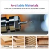 SpeTool 1/4 Inch Shank Down Cut Spiral Router Bit, 1/8