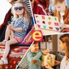 Buer Homie 50 PCS Alphabet Decals, Learning Letter Waterproof Stickers