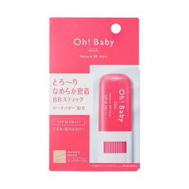 House of Rose Oh! Baby Natural BB Stick PK (Pink Ochre), 0.3 oz (8 g), BB Cream, Present, Women