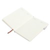 A5 Lined Notebook Portable PU Leather Hardcover Notebook with Elastic