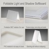 Photo Light Flash Foldable Diffuser & Simulate Window Light Shadow