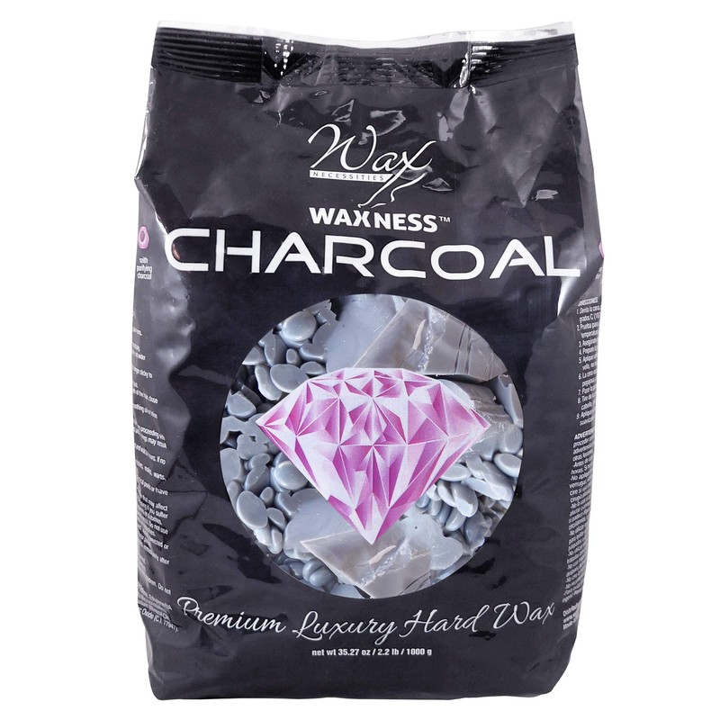 Waxness Wax Necessities Polymer Blend Luxury Hard Wax Charcoal 2.2