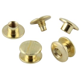 20 x Brass Plated or Nickel-Plated Binding Screws Assorted Sizes 20, 50, 100 or 1000 Pieces / 3.5 mm