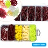 360 Pieces Artificial Worm, Soft Plastic Worms, Artificial Earthworm, Artificial