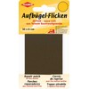 Kleiber Extra Soft Fine Cotton Iron On Repair Tape, 30cm x 6 cm, Dark Brown
