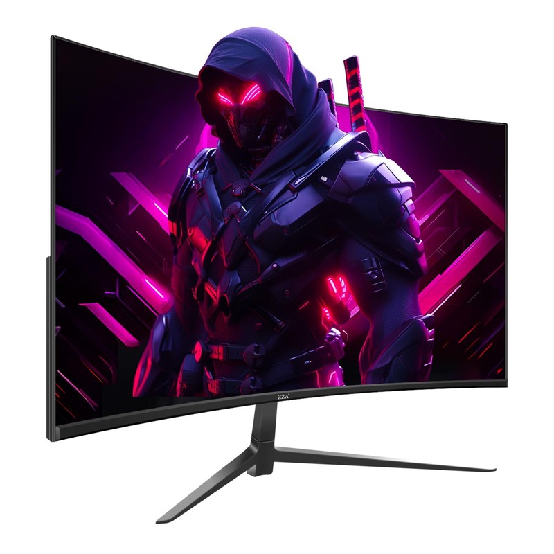 ZZA 27" Curved Gaming Monitor, Support 240Hz，Up to 280Hz, FHD