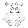 Pack of 2 Aluminium Alloy Derailleur Hanger Cube, Derailleur, Silver