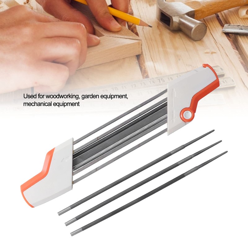 Lairun Chainsaw Sharpener for 3/8inch Chain, Durable Easy File Chain