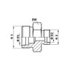 Hydraulic Compression Straight Reducer 15 Litres/10 Litres