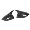 1 Pair Rearview Mirror Cap Carbon Fiber Horn Style Protective