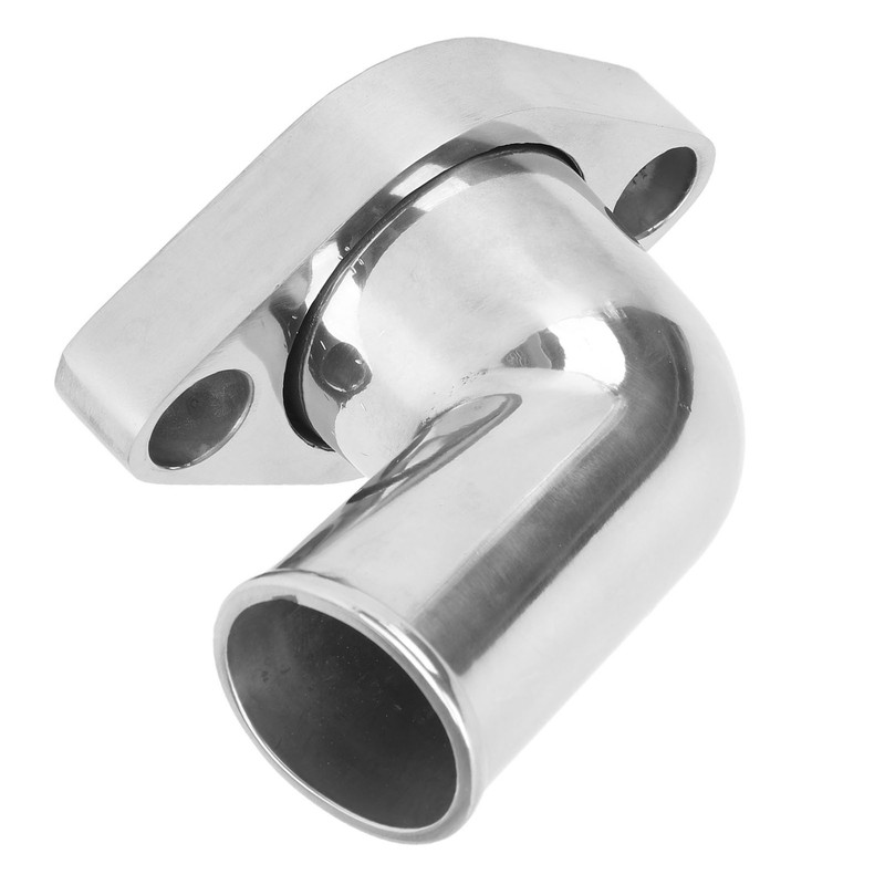 Water Neck Thermostat Housing 8459BK 15° Swivel Silver Thermostat Housing