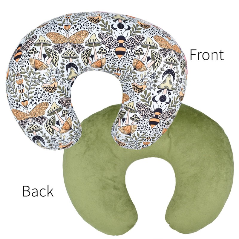 2 Pack Newborn Nursing Pillow Cover U Shaped Stretchy Interchangeable