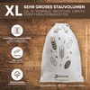 DRIDEN Bread Bags XL [Set of 3] 100% Natural Cotton