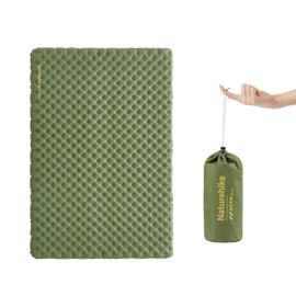 Naturehike Ultralight Inflatable Camping Sleeping Mat 4.6R Portable Inflatable Sleeping Pad Waterproof Durable Air Mattress with Inflatable Bag for Trekking Hiking Backpacking Outdoor