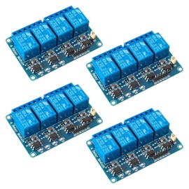 4pcs 4 Channel 5V Relay Module with Optocoupler for R3 MEGA 2560 1280 DSP ARM PIC AVR STM32 for Raspberry Pi