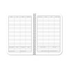 BookFactory Work Hours Log Book/Working Hours Tracking Journal/Plant Worker Tracking
