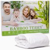 100% Bamboo Super King Mattress Protector 180x200 cm Waterproof Breathable