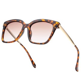 Trendy Square Oversized Sunglasses for Women Fashion Womens Sunnies Sunglasses UV Protection Lens