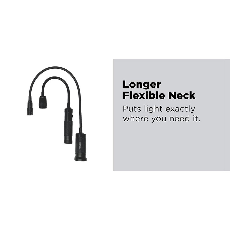 NextLED Flexible Shaft Magnetic LED Flashlight and Pickup Tool, Telescoping