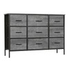VASICAR Dresser for Bedroom with 9 Deep Drawers, Wide TV
