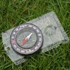 4 Pcs Outdoor Compass with Adjustable Declination,Magnifier,Ruler,Scale. Multifunctional Orienteering Waterproof