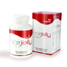 HAIRJELLY- Hair Growth Supplement. Ideal protein supplement for men & women who suffer from: fine, thinning or weak hair. Hair which is thinning due to breakage, or hair loss due to dietary problems.
