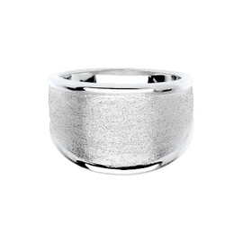 Elli Women's Ring Basic Matt Trend Basic Timeless Modern Silver 925 Size, 54, Sterling Silver, No Gemstone