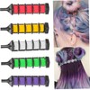 Healvian 5pcs Rainbow Hair Chalk Comb Quick Drying Temporary Hair