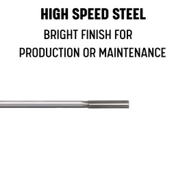 Drill America - DWRRDP.1240 .1240 High Speed Steel Dowel Pin Reamer, DWR Series