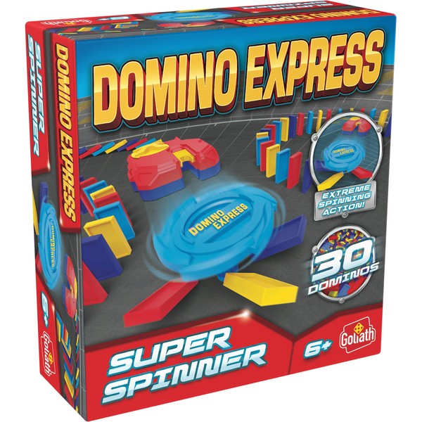 Domino Express - Super Spinner - Gioco di costruzione, a partire dai 6 anni - Corse di Domino - Diventa il re della cascata - Da giocare da solo, in famiglia o tra amici, 1 giocatore e più