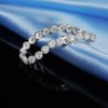 Gemsme Tennis Bracelet for Women 1 Row 18K White Gold