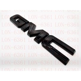 Auto GMC 2021-2024 GMC YUKON YUKON XL Front Rear Tailgate Gloss Black OVERLAY Emblem