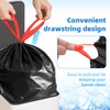 TARUNMO 15,18,23Gallon Trash Bags Heavy Duty Drawstring,Garbage Bags 23 Gallon