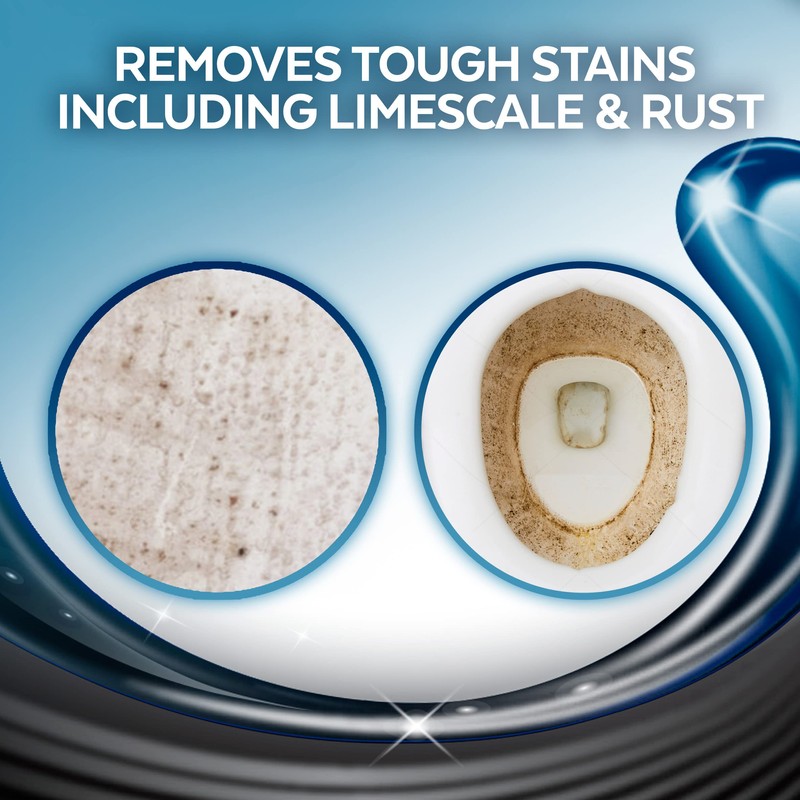 Lysol Lime & Rust Remover Toilet Bowl Cleaner, 48oz (2X24oz),