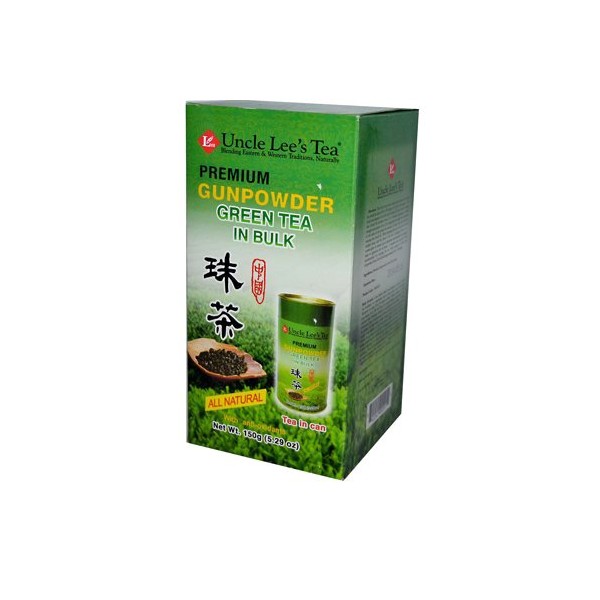 Uncle Lee's Premium Gunpowder Green Tea in Bulk, 5.29 Ounce