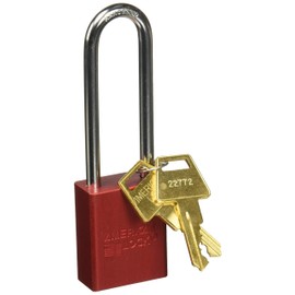 American Lock Red Anodized Aluminum 5 Pin Tumbler