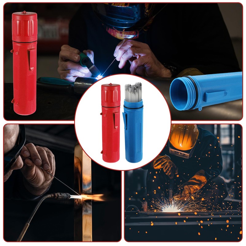 2 Pcs Welding Rod Storage Tube 14 Inch Stick Electrode