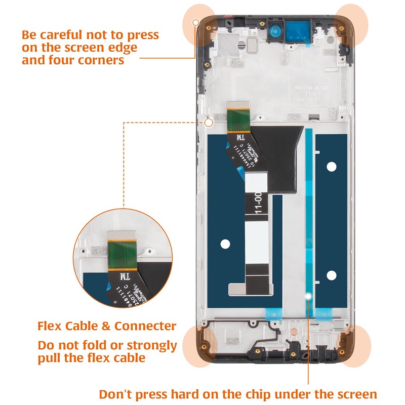 A-MIND for Moto G 5G 2025 6.7" LCD Screen Replacement