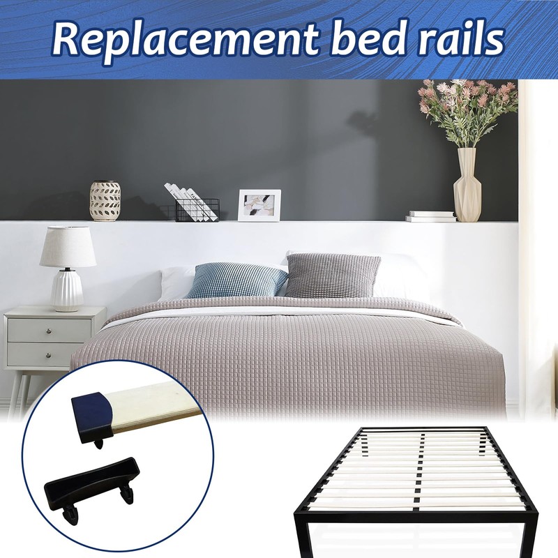Scettar 48 Pcs Plastic Bed Slat Caps, Bed Slat Ender