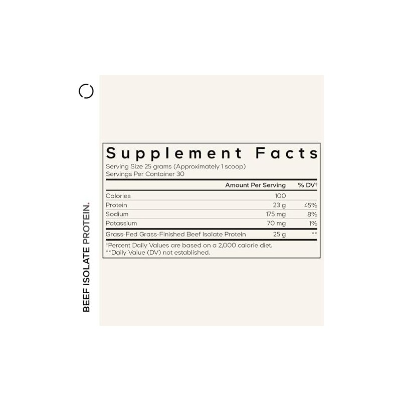 Codeage Suplemento de Proteína en Polvo de Aislado de Carne