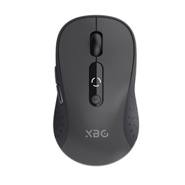 XBG B15 Tri-Mode Wireless Mouse, Bluetooth 5.0/4.0 & 2.4G, 5 Adjustable DPI, Type-C Rechargeable with 3-Level Battery Indicator, Ergonomic Silent Design for Office/Laptop/Travel